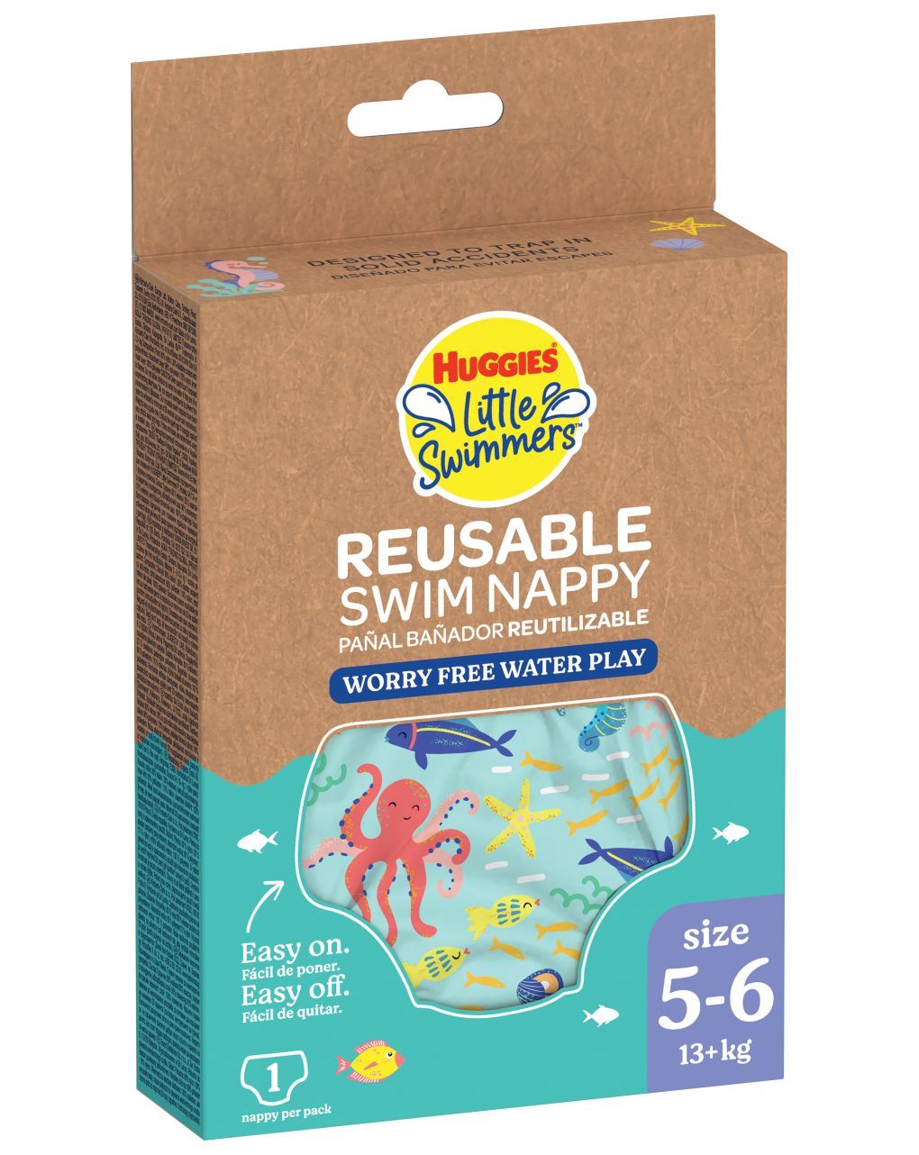 Little swimmers pannolino lavabile tg. l (13+ kg) - huggies