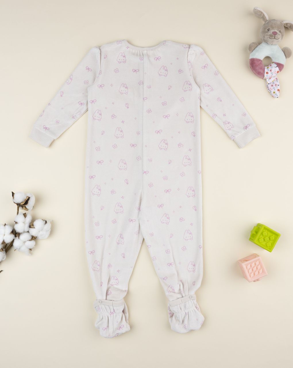 Pigiamone bimba conigli