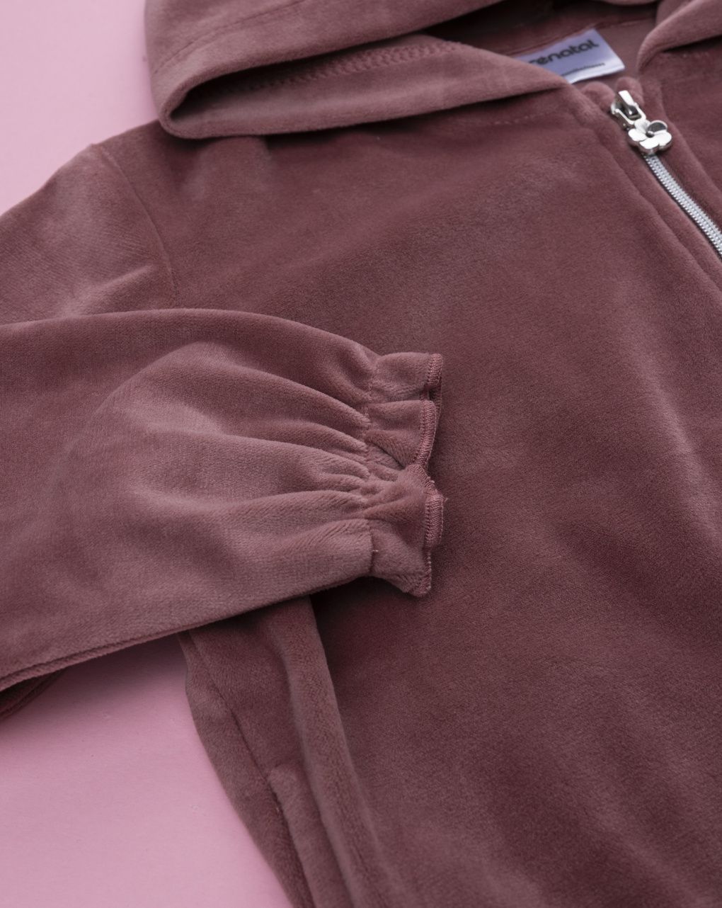 Felpa ciniglia bimba rosa