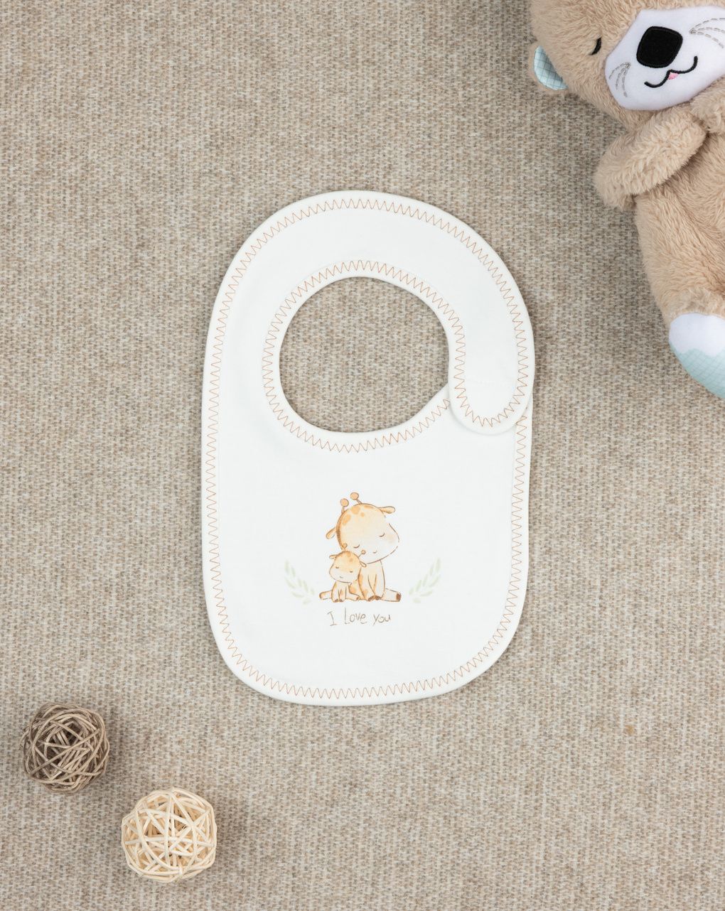 Bavaglino bimbo giraffe