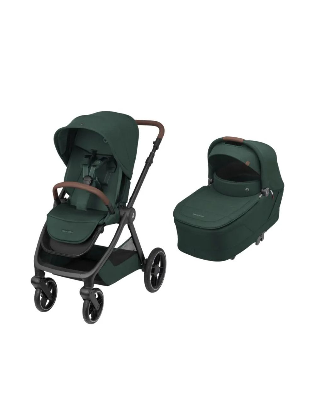 Duo oxford plus twilic green (passeggino+navicella) - maxi cosi