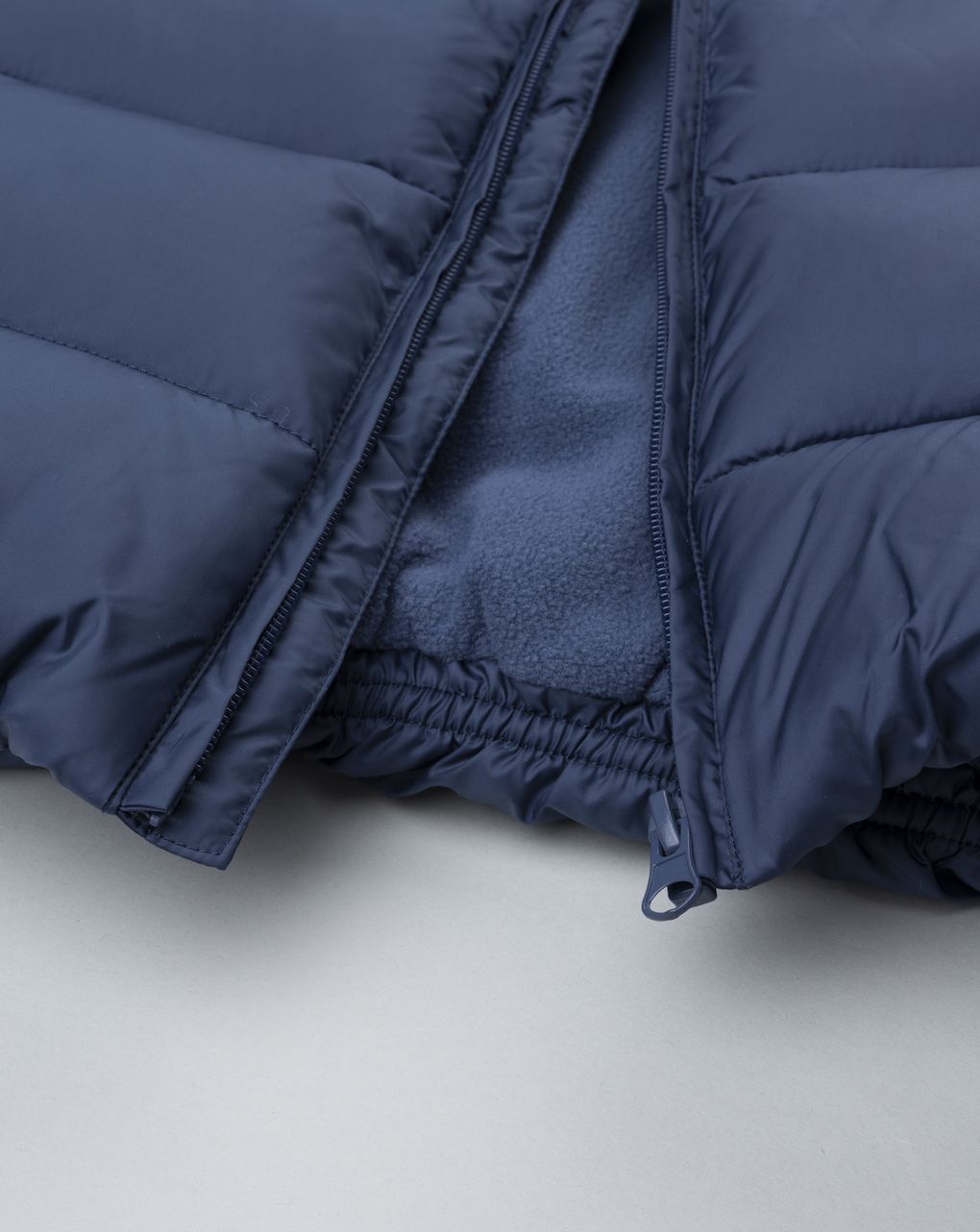 Piumino bimbo blu pile interno