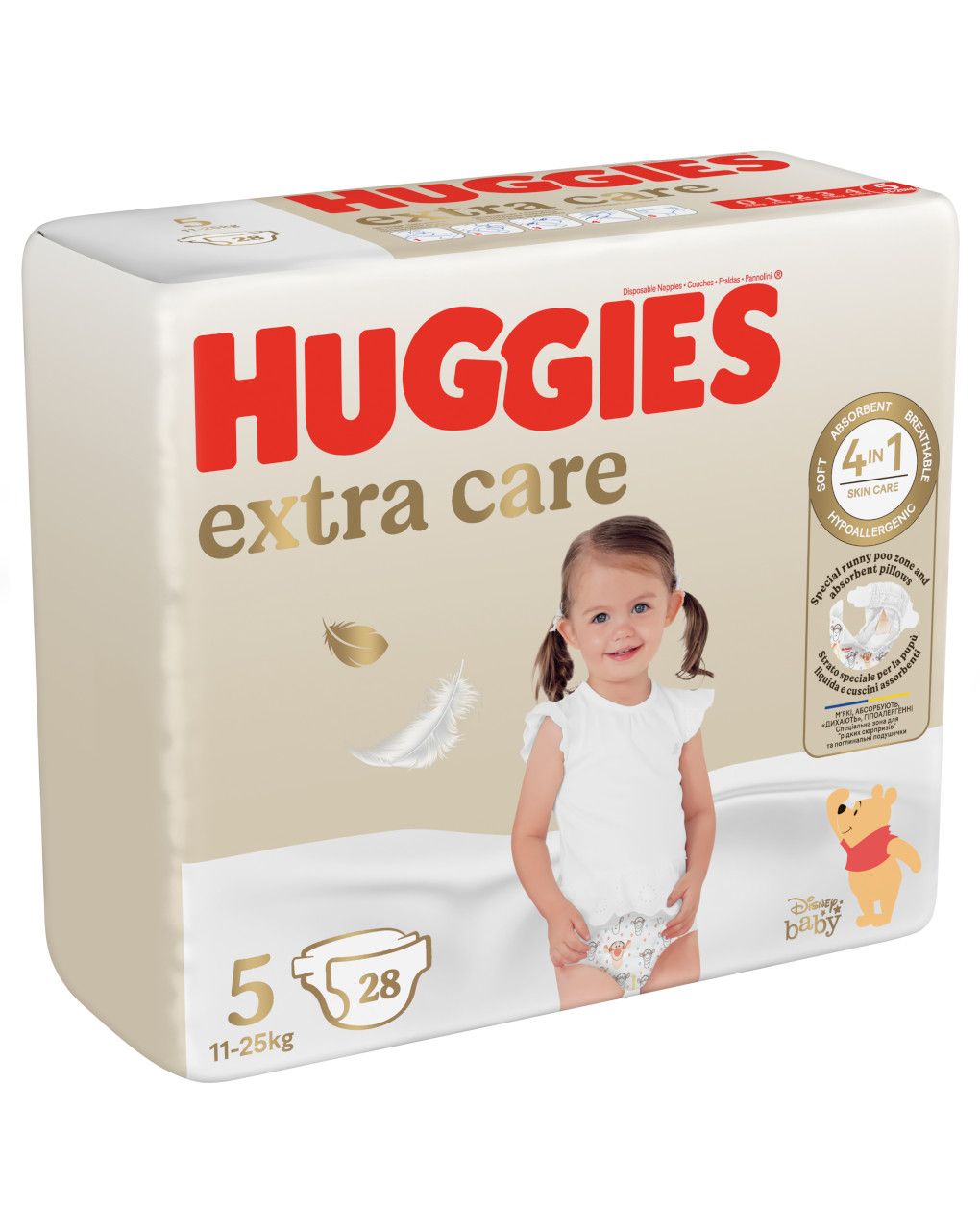 Pannolini extra care tg. 5 (11-25 kg) - 28 pezzi - huggies