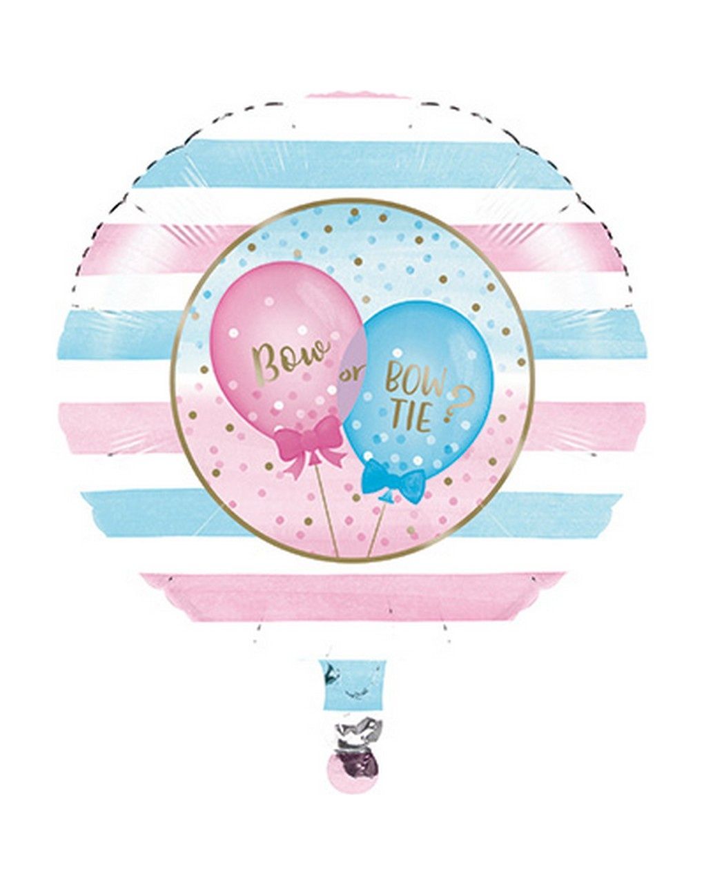 Palloncino personalizzabile foil 45 cm - 1 pezzo - gender reveal