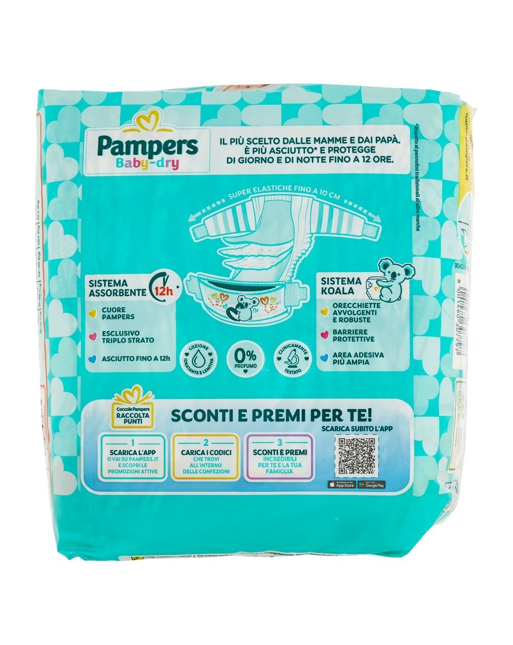 Pampers baby dry tg. 3 midi 4-9 kg - 20 pz
