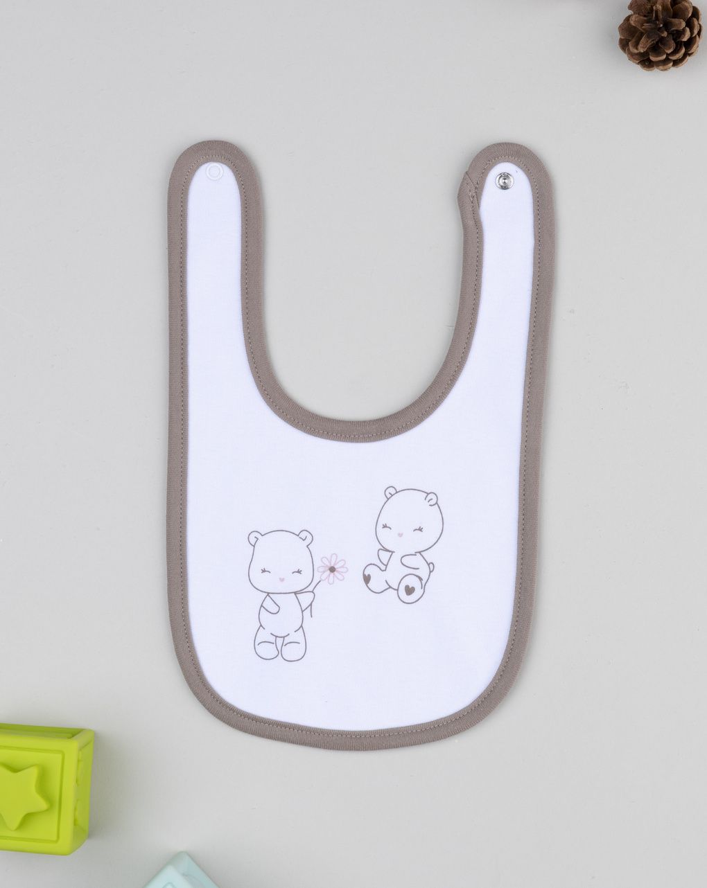 Bavaglino bimba orsetti