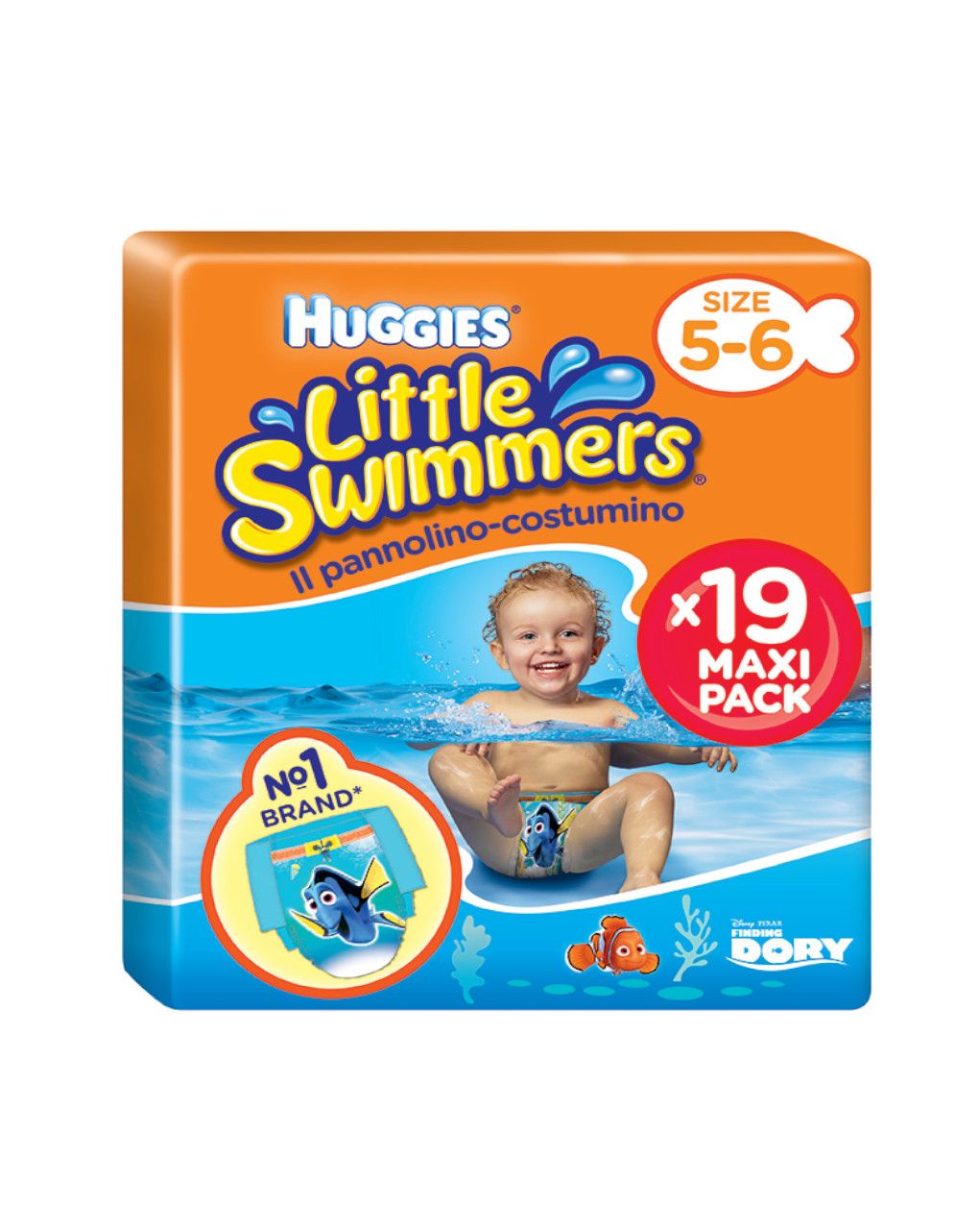 Huggies - pannolino-costumino little swimmers tg. 5-6 (11 pz)
