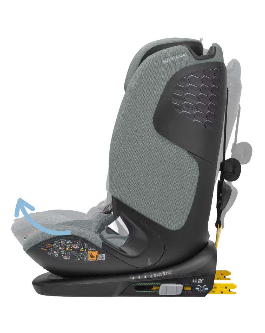 Seggiolino auto titan pro i-size authentic grey - maxi cosi