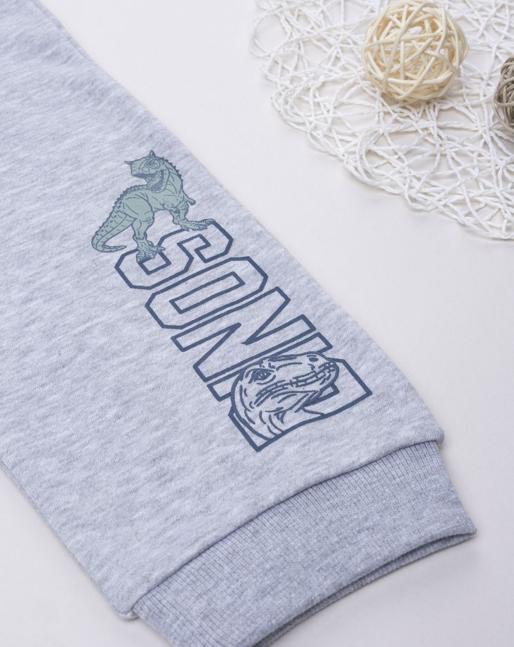 Pantalone bambino grigio "dinos"