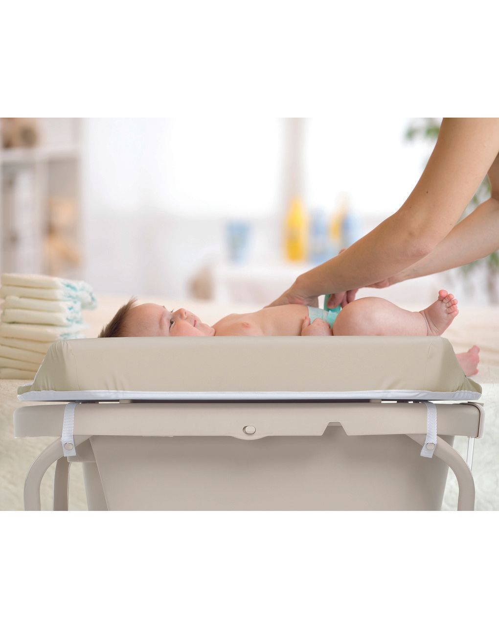 Bagnetto con fasciatoio bath&co dolcestella - foppapedretti