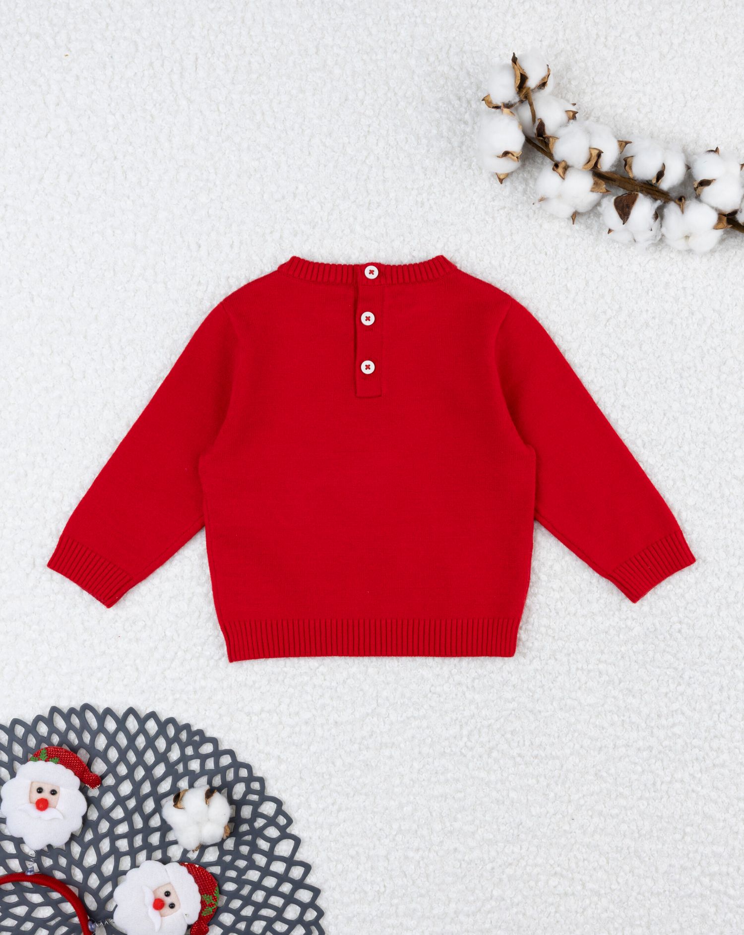 Maglia bimbo rossa mickey natale