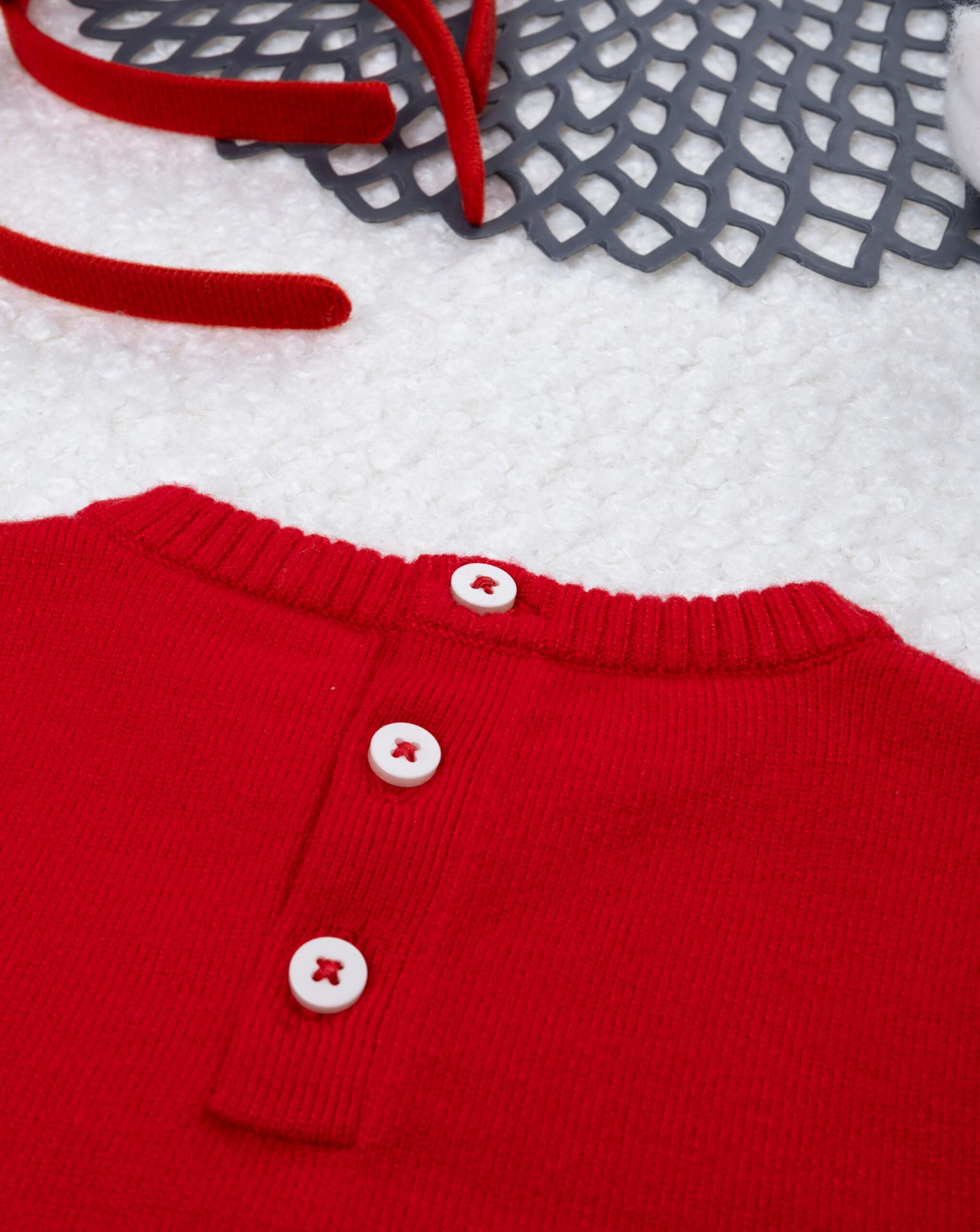 Maglia bimbo rossa mickey natale