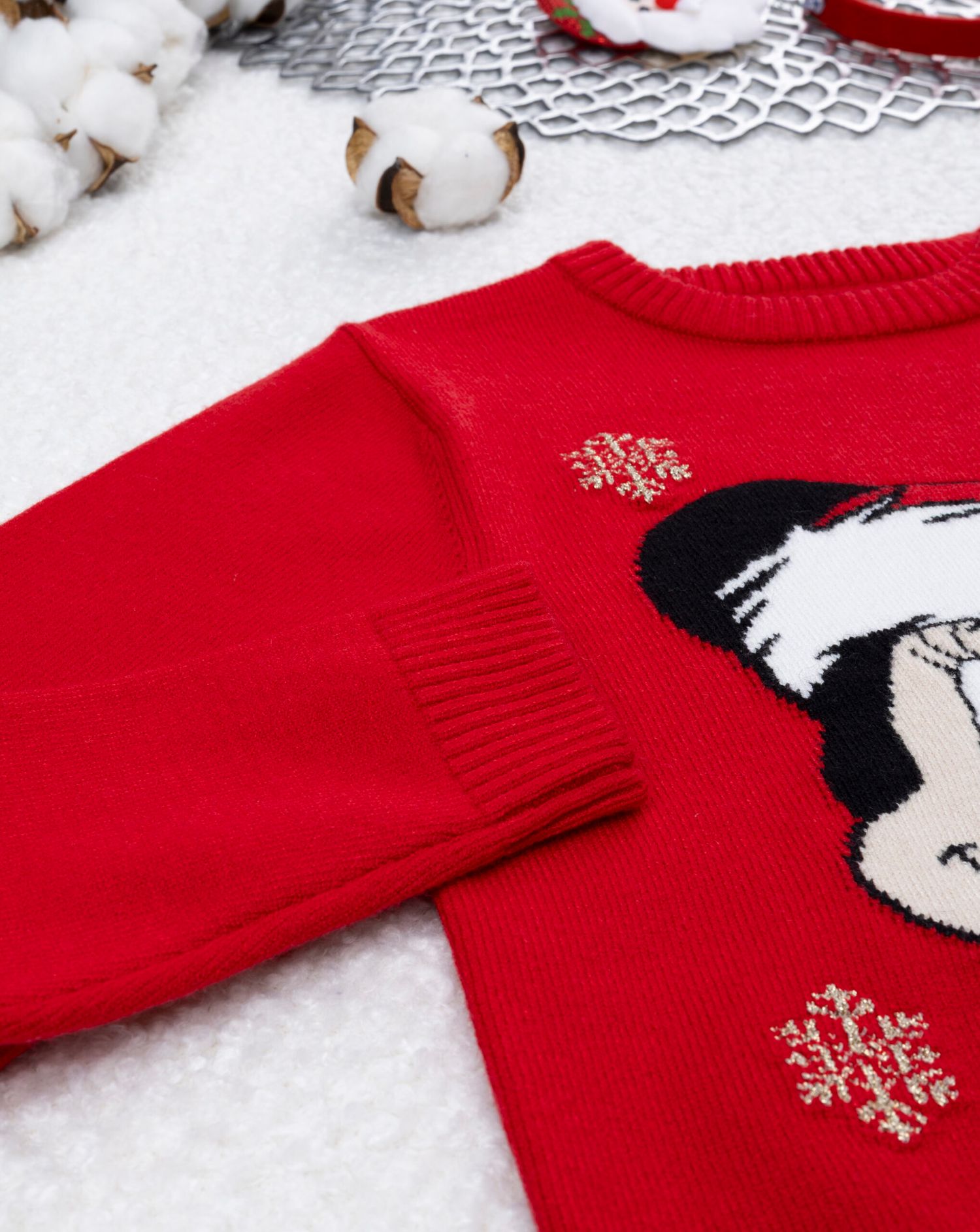 Maglione bimba natale minnie