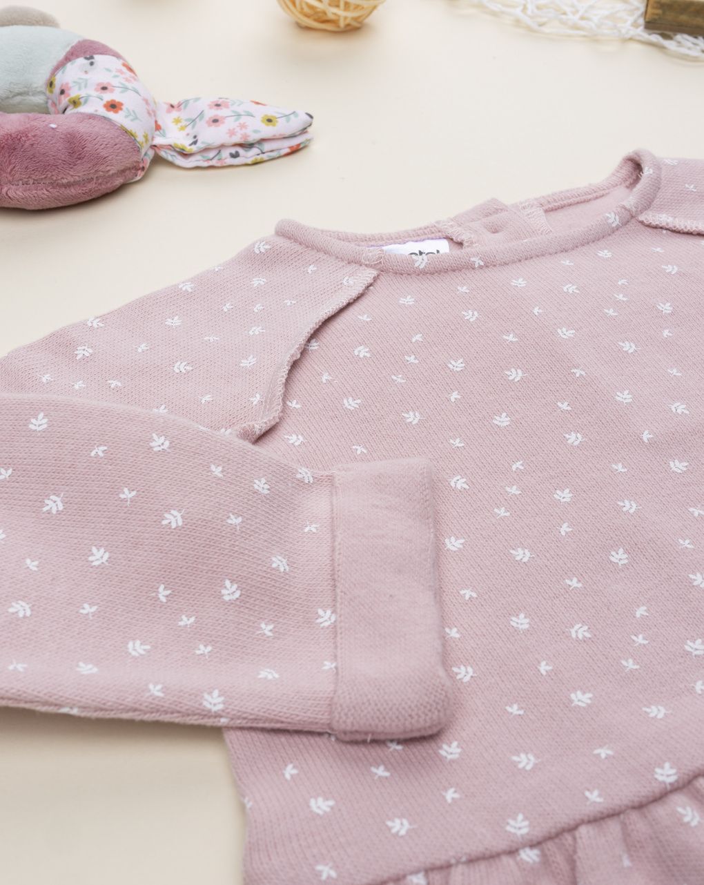 Maglia bimba rosa cuori allover