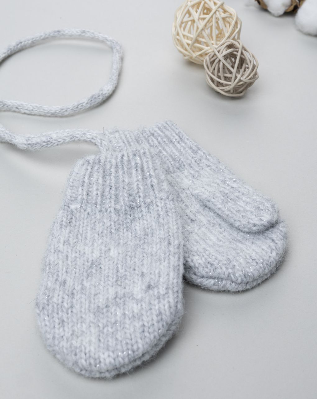 Muffole bimba grigie