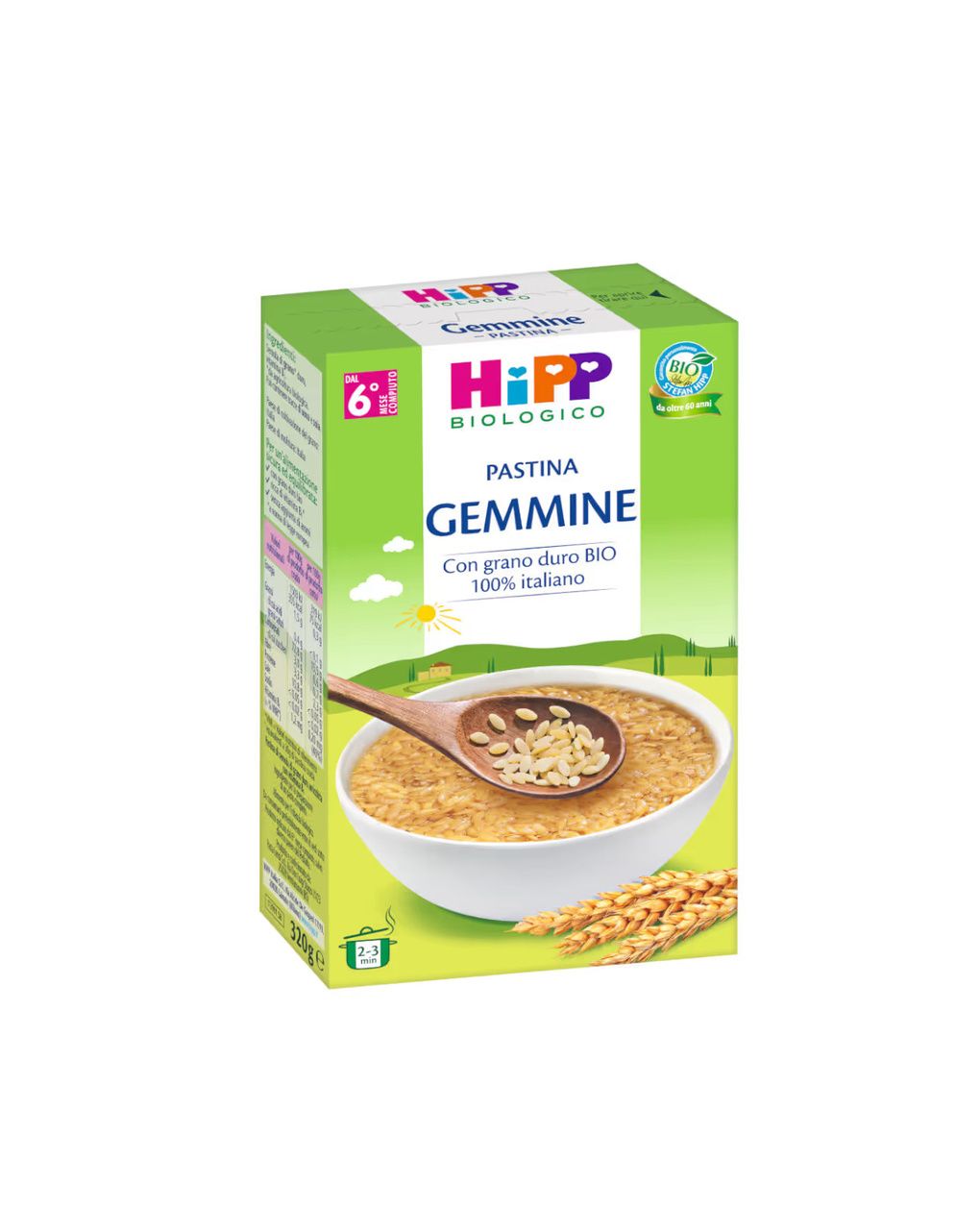 Pastina gemmine 320g - hipp