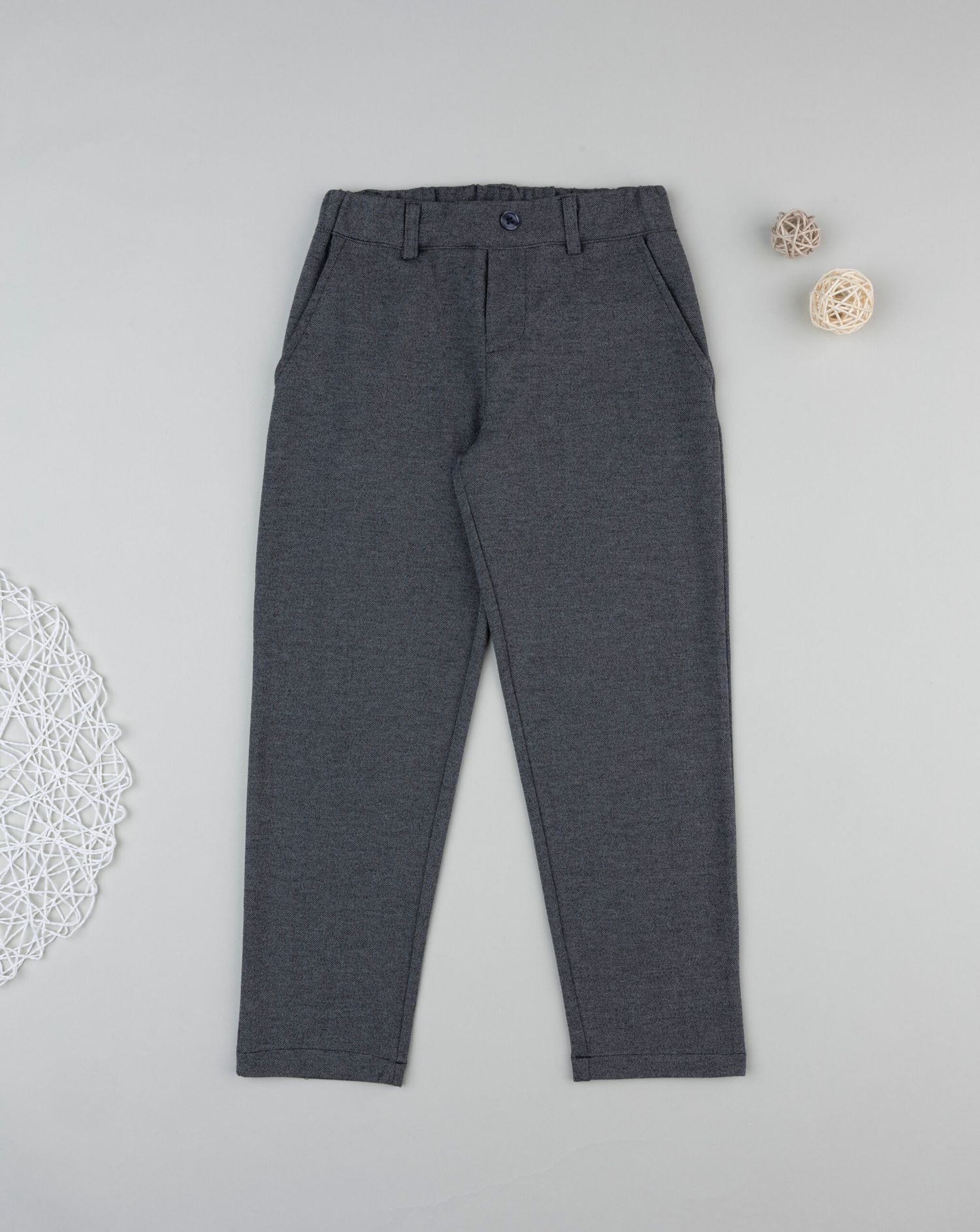 Pantalone bambino grigio elegant
