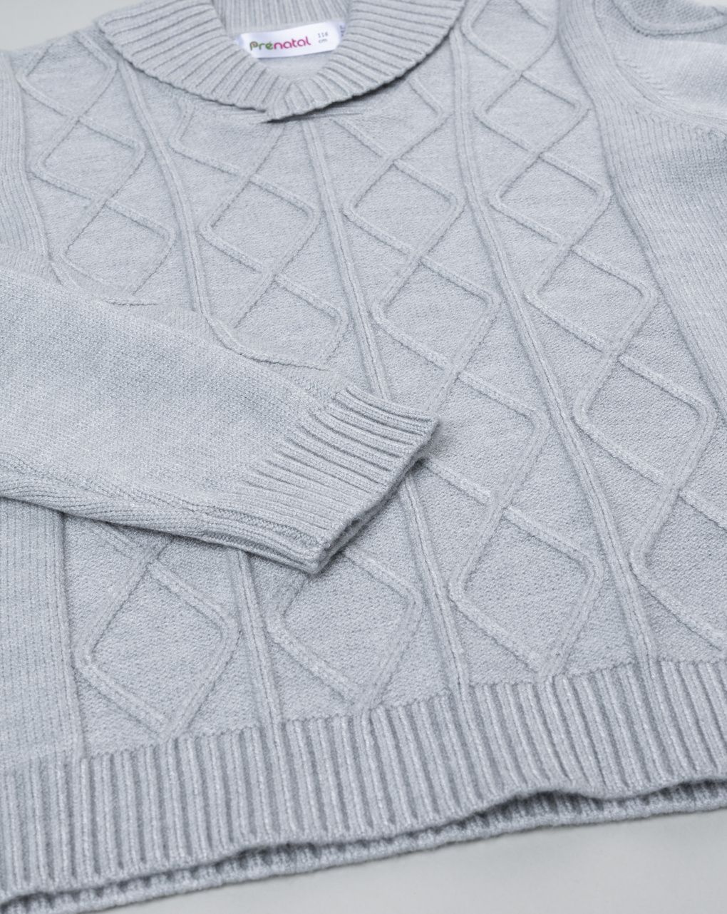 Maglia bimbo grigia tricot