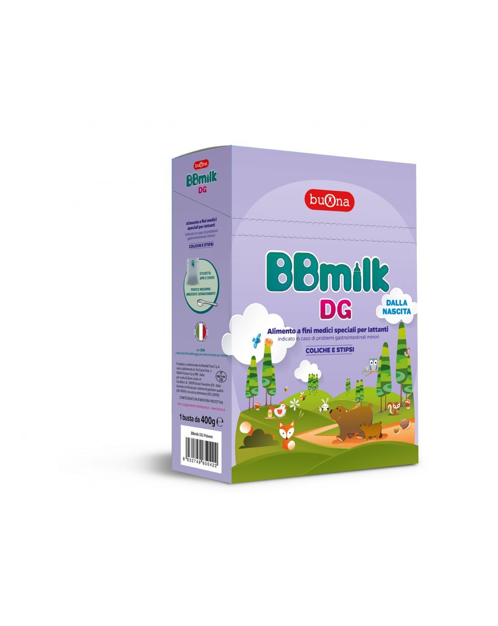 Latte bbmilk dg polvere 400g - buona