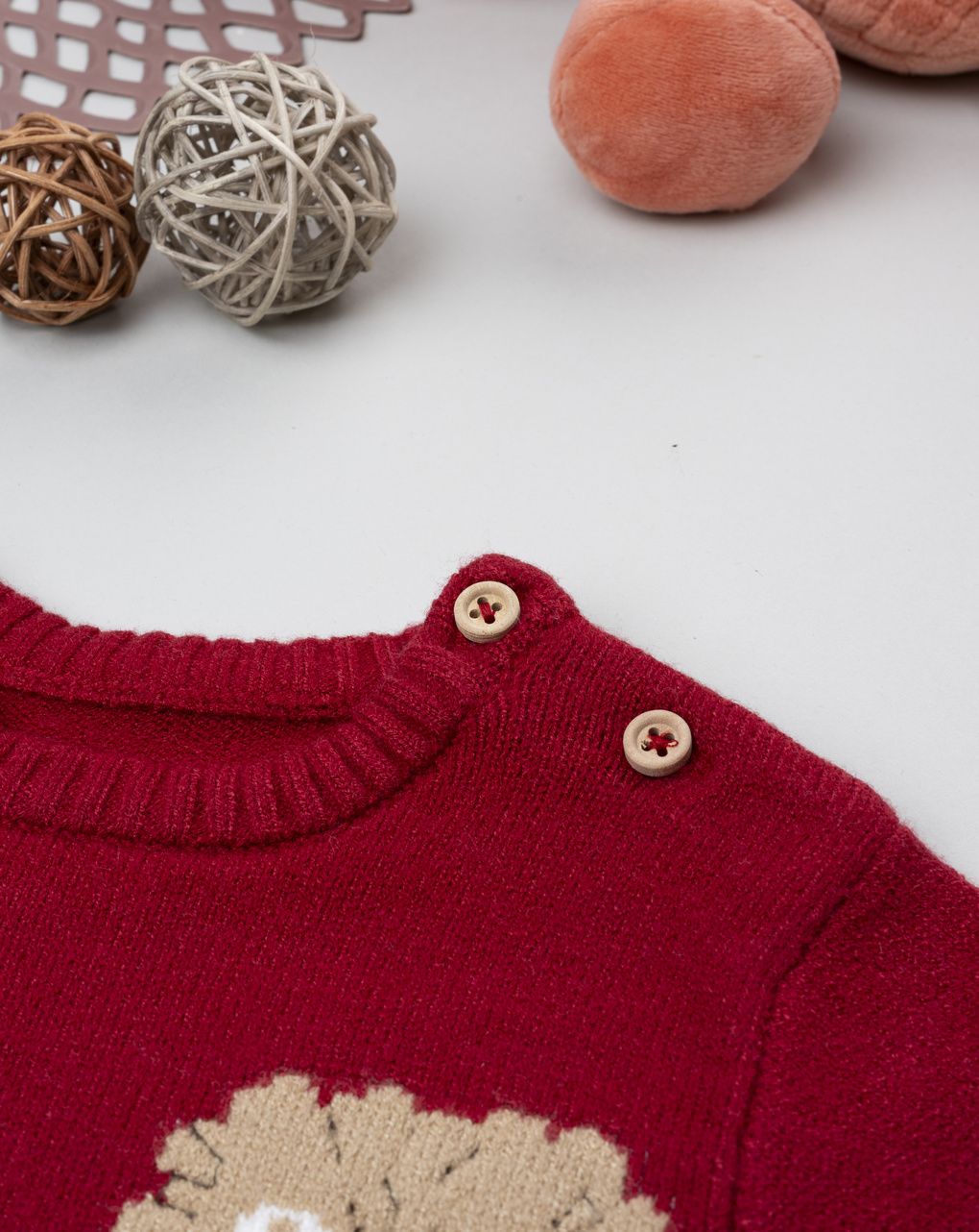 Maglia bimbo rossa animali