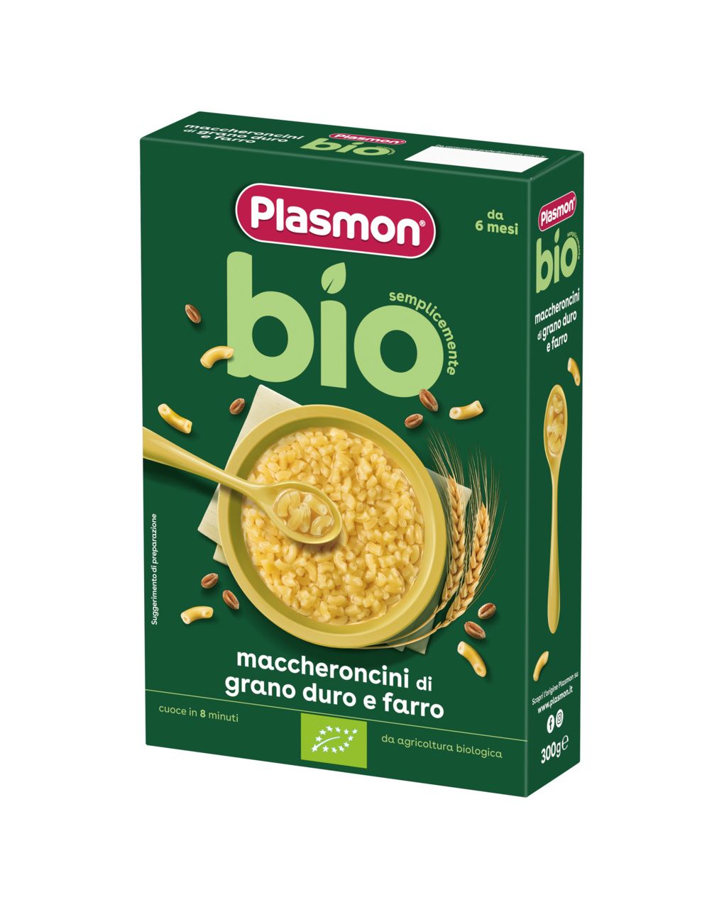 Pastina bio maccheroncini 6 mesi + | 300gr - plasmon