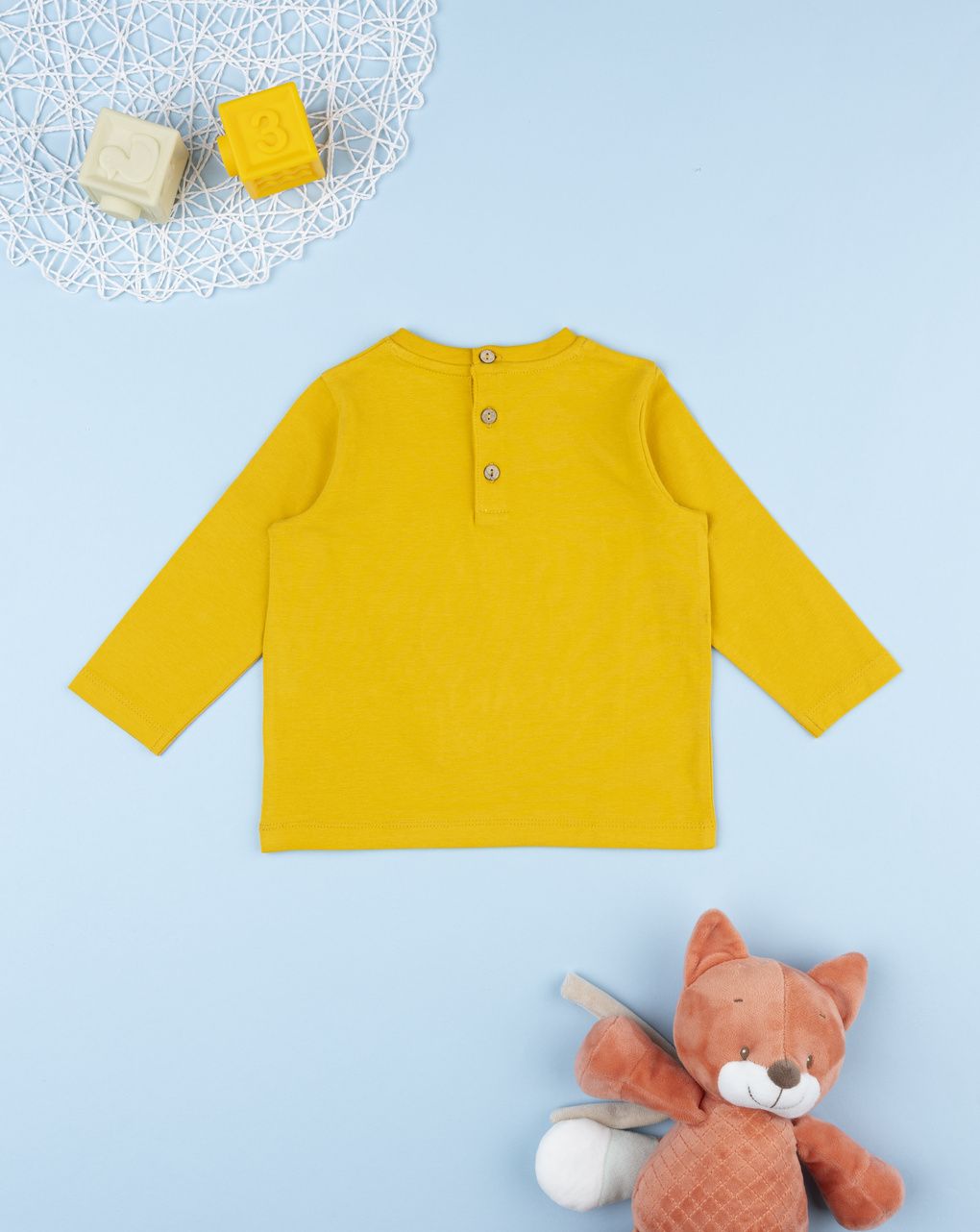 T-shirt bimbo gialla "beary"