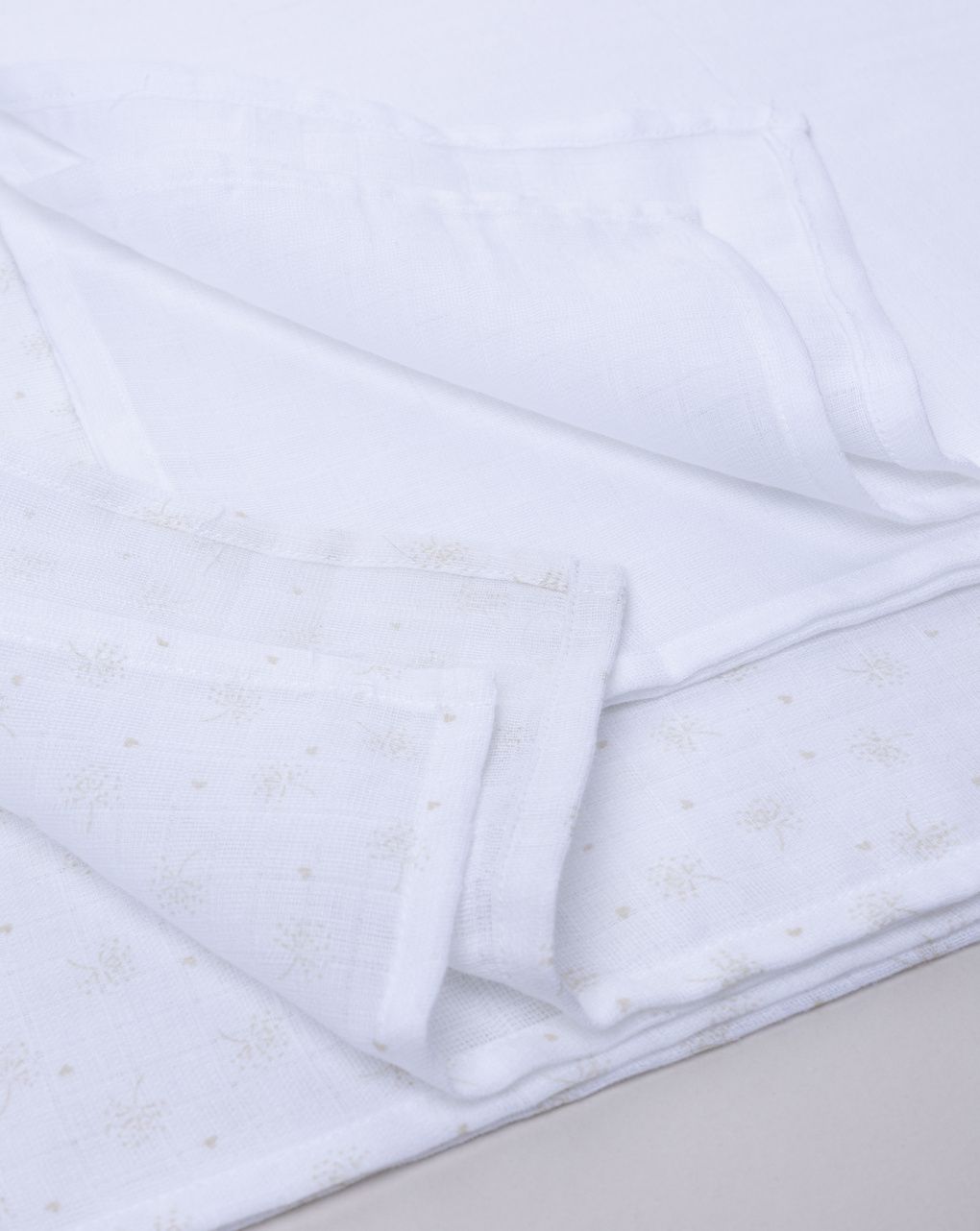 Pack 2 quadrati in mussola neonata - corredino