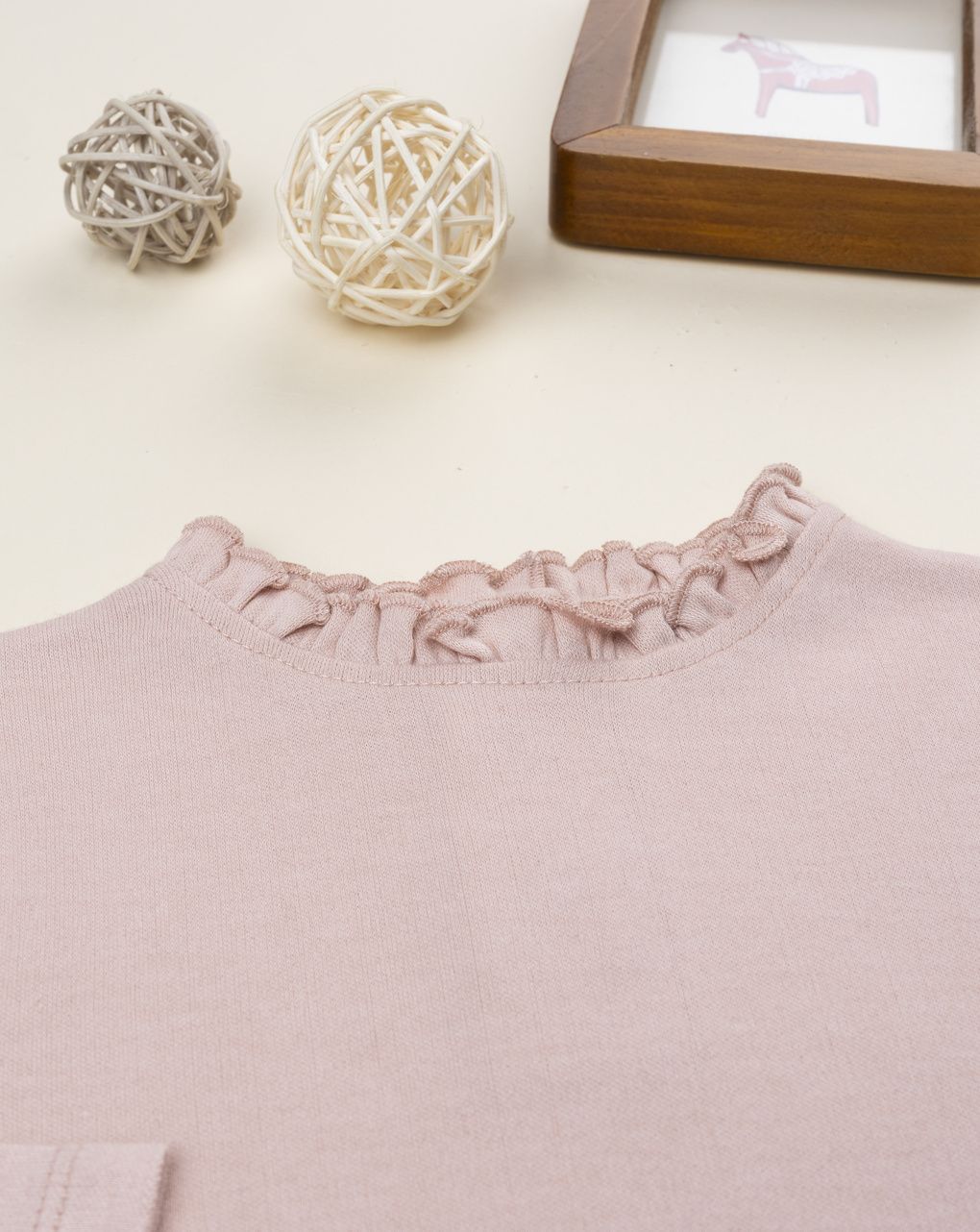 T-shirt manica lunga bimba rosa