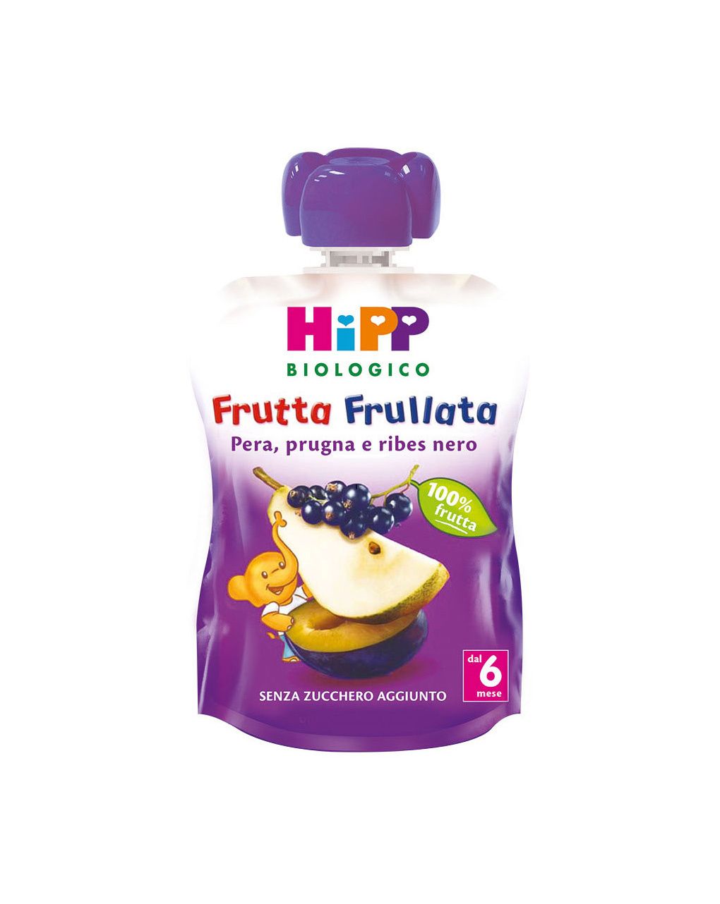 Frutta frullata pera prugna ribes 90g - hipp