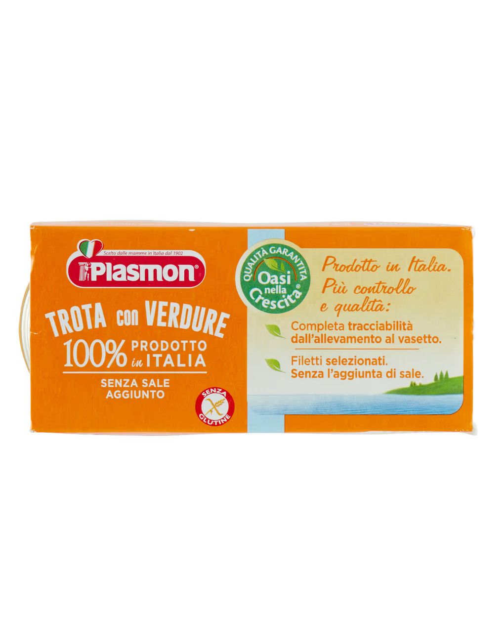 Omogeneizzato trota – verdure – 2x80g - plasmon