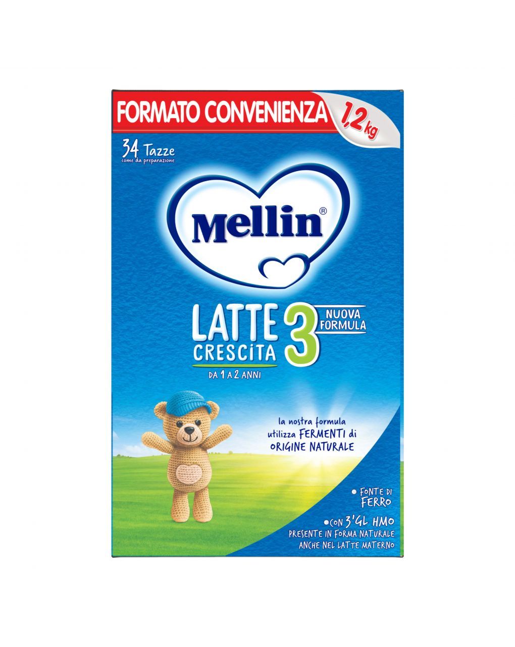 Latte mellin 3 polvere 1200g - mellin