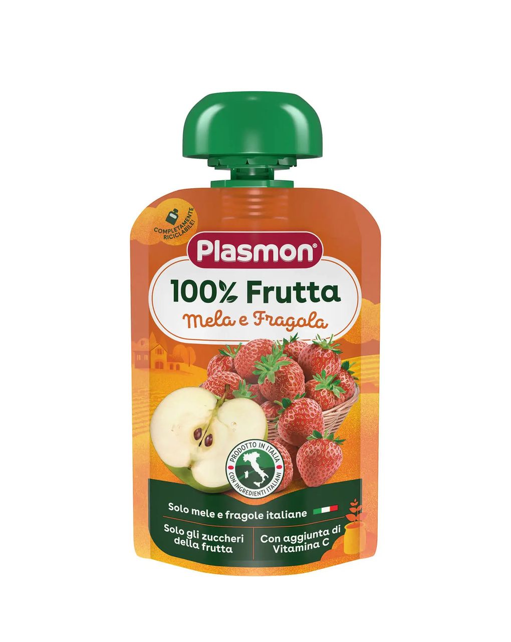 Spremi e gusta mela e fragola 100g - plasmon