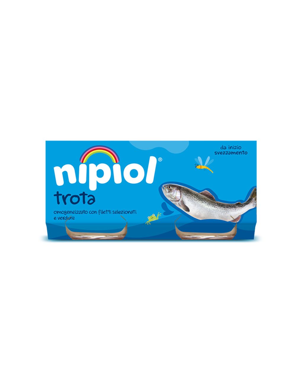 Omogeneizzato trota 2x80 gr - nipiol