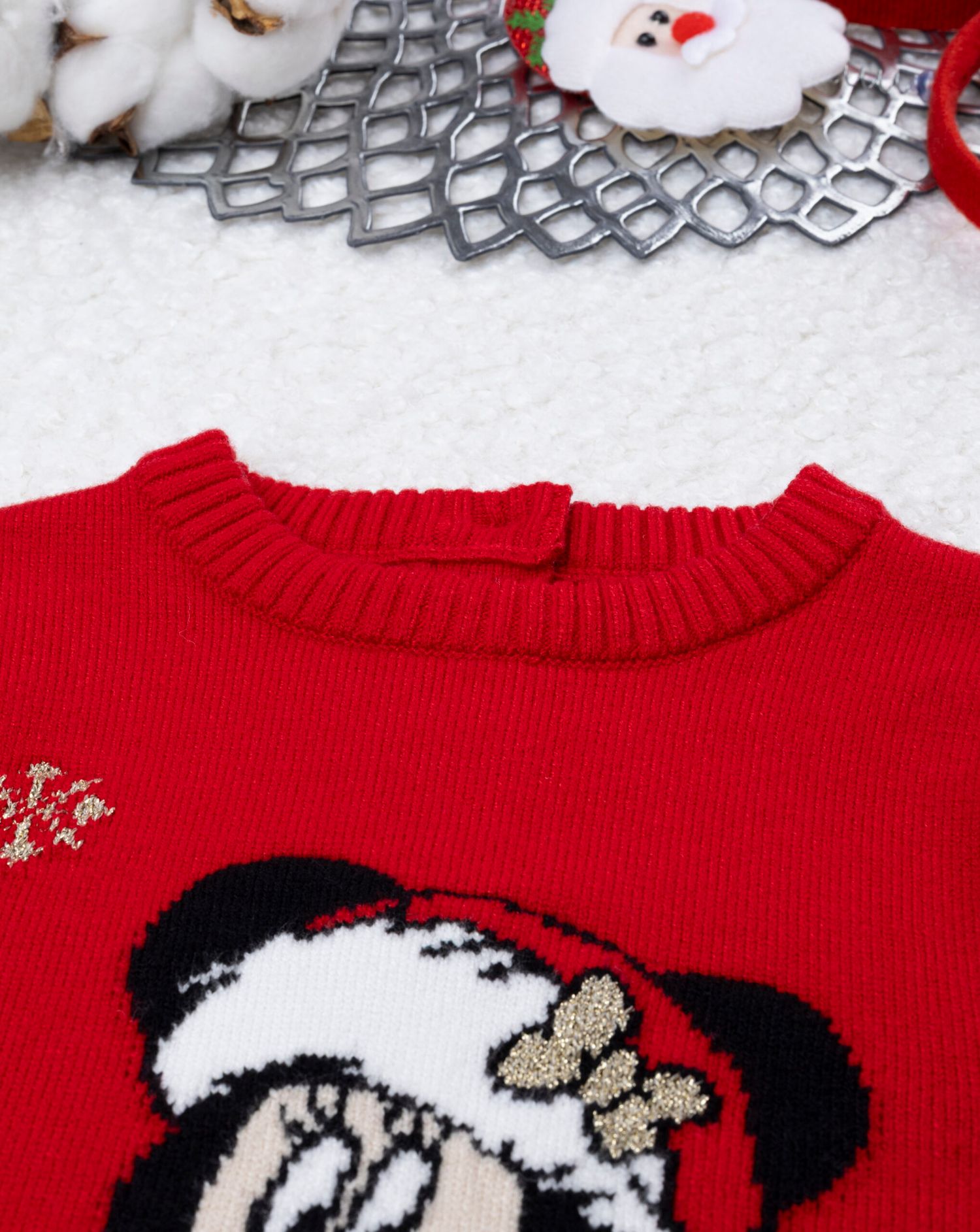 Maglione tricot disney minnie natale