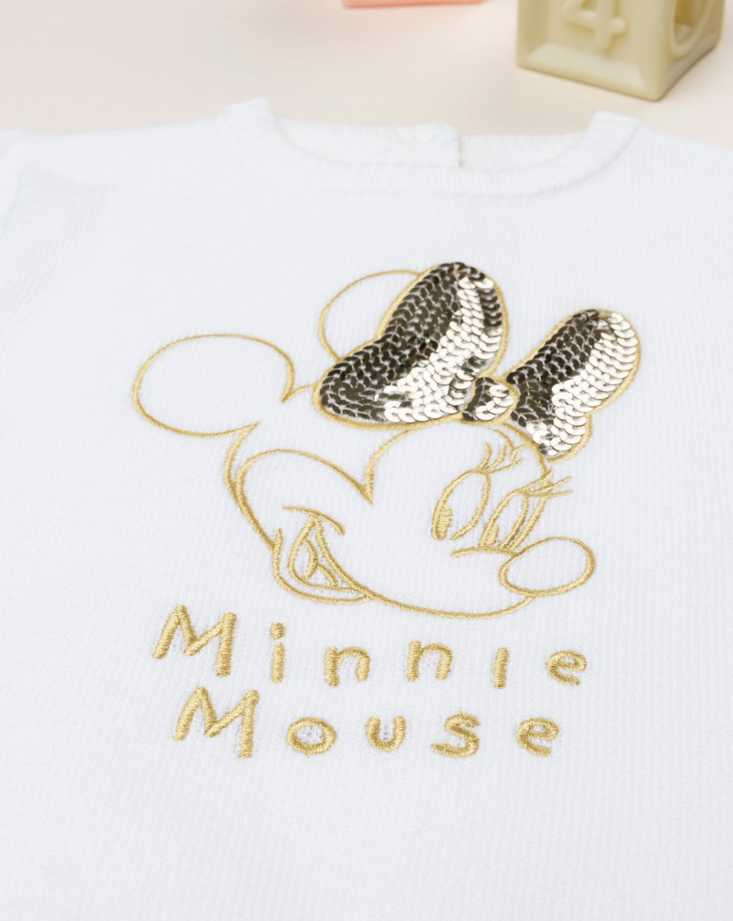Maglione bimba minnie paillettes
