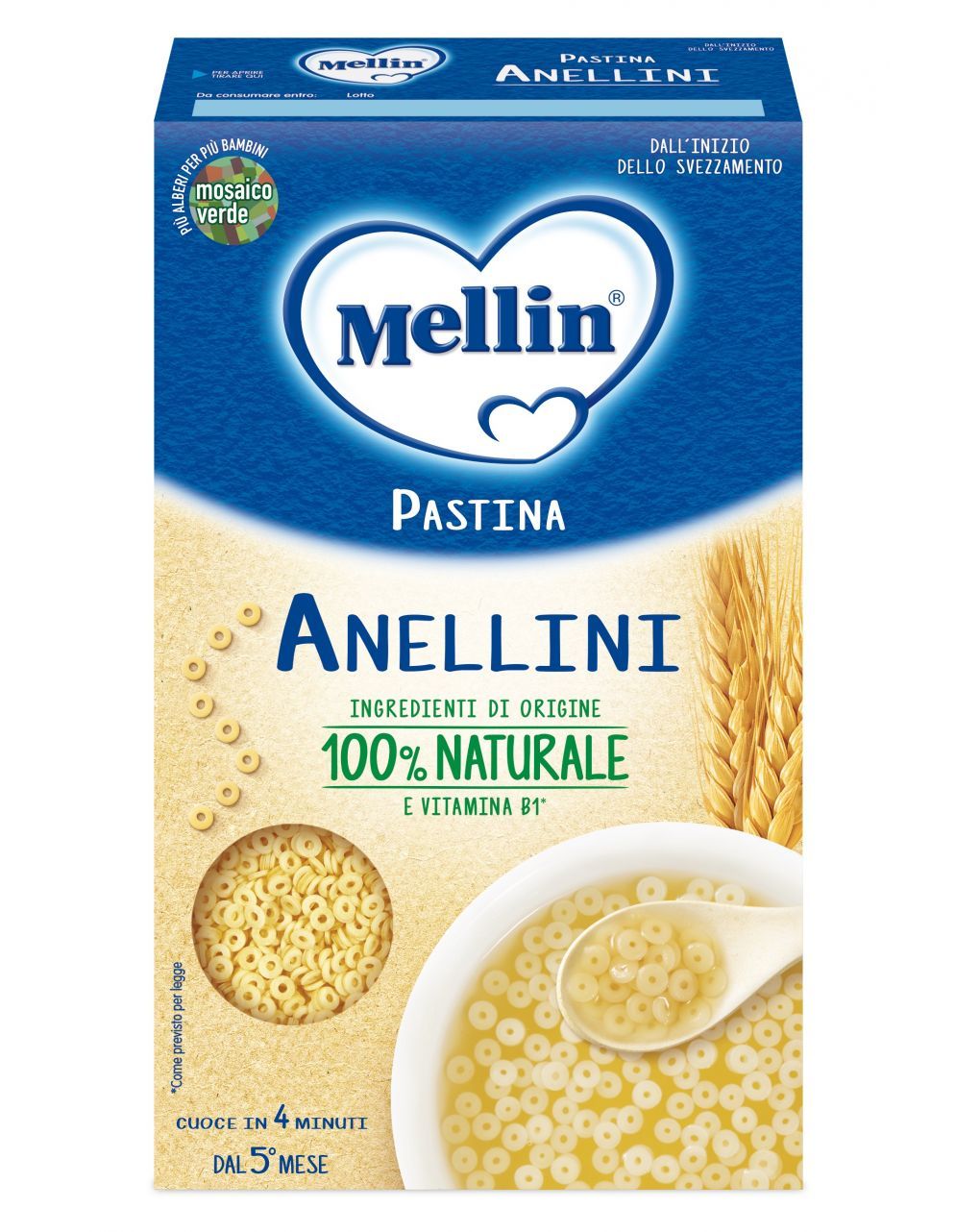 Pastina anellini 320g - mellin