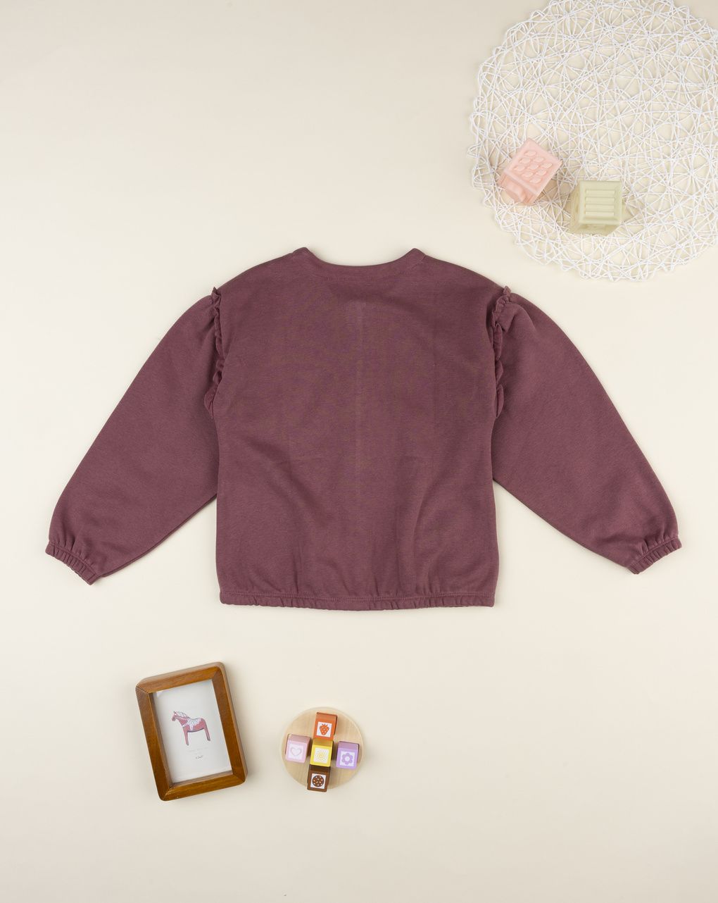 Felpa bambina rosa love