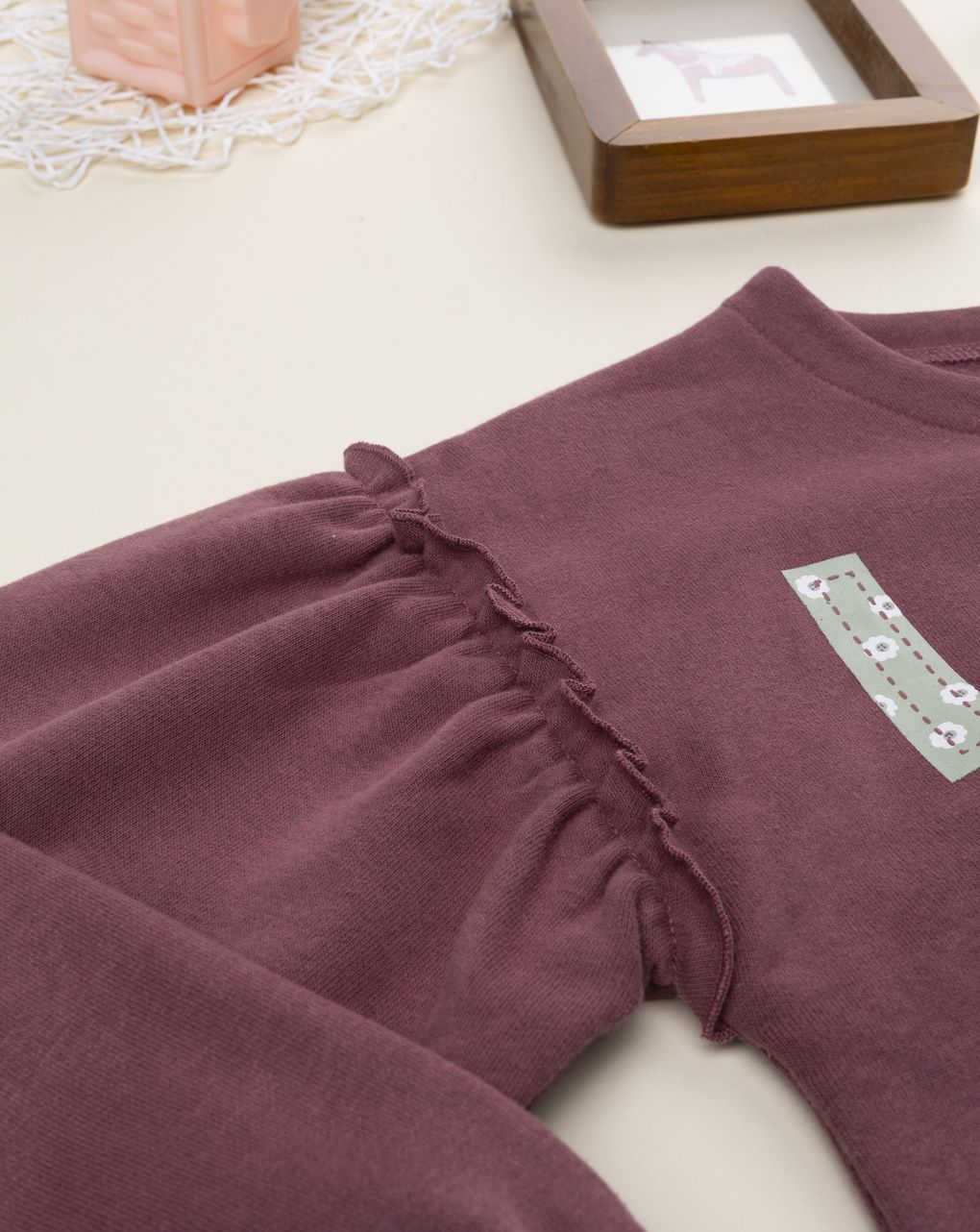 Felpa bambina rosa love