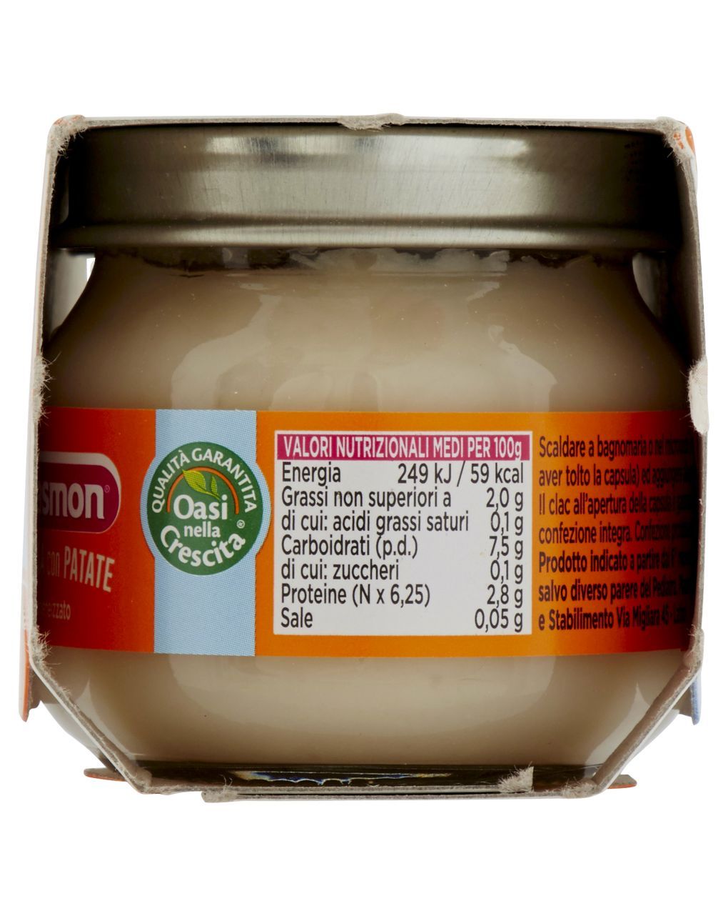 Omogeneizzato platessa 2x80g - plasmon