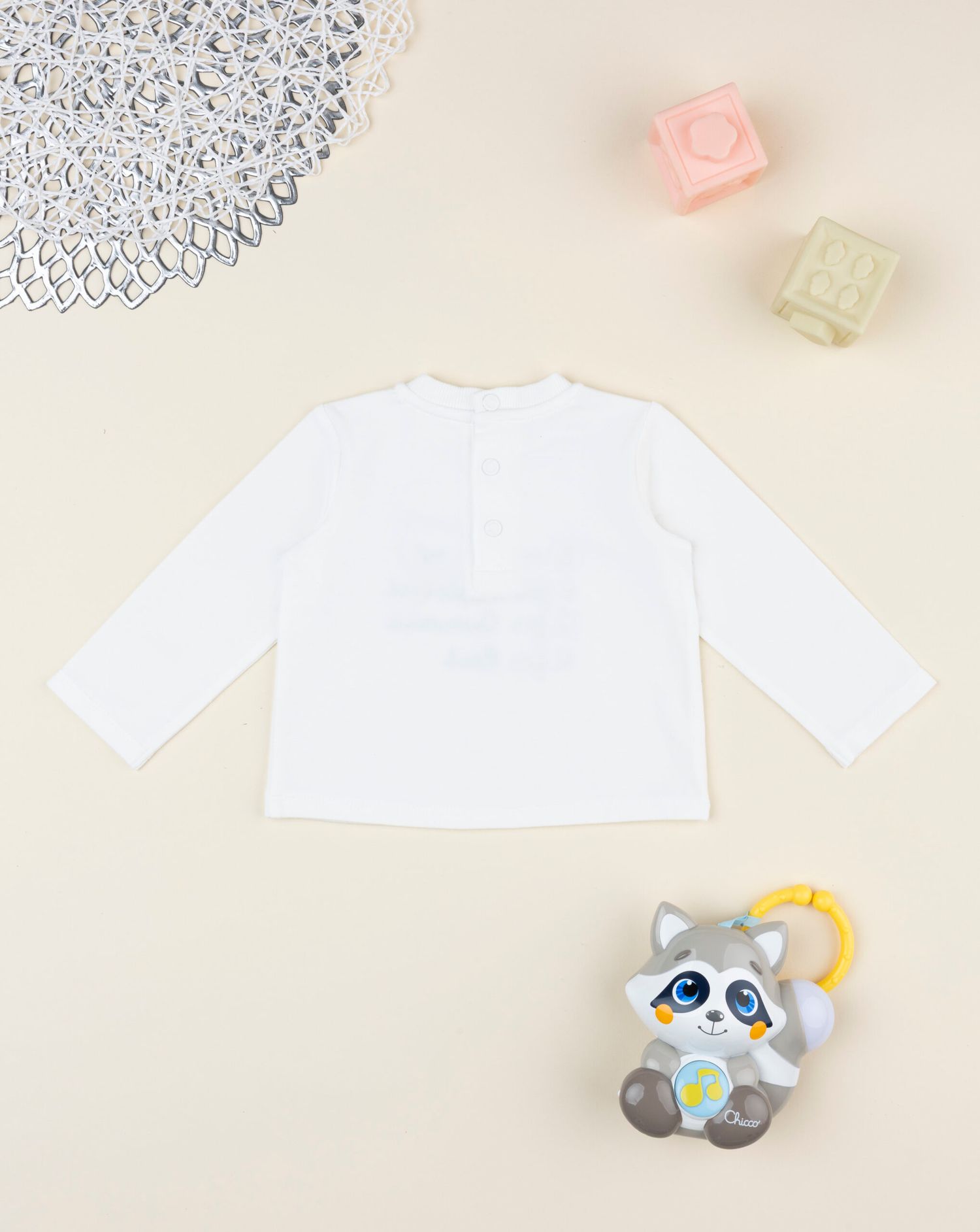 Maglia bimbo bianca teddy