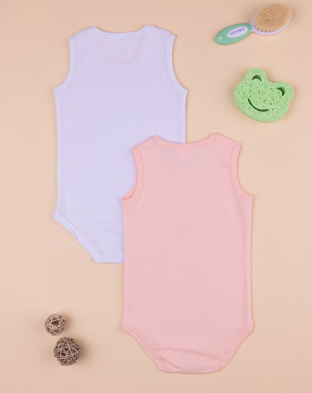 Pack x2 body canotta bimba