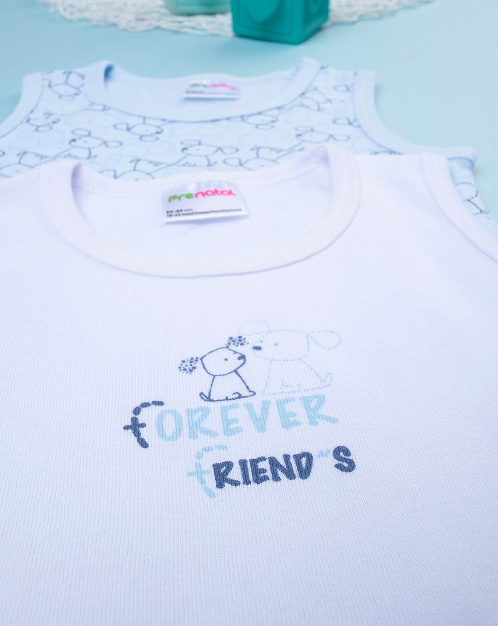 Pack x2 body canotta bimba