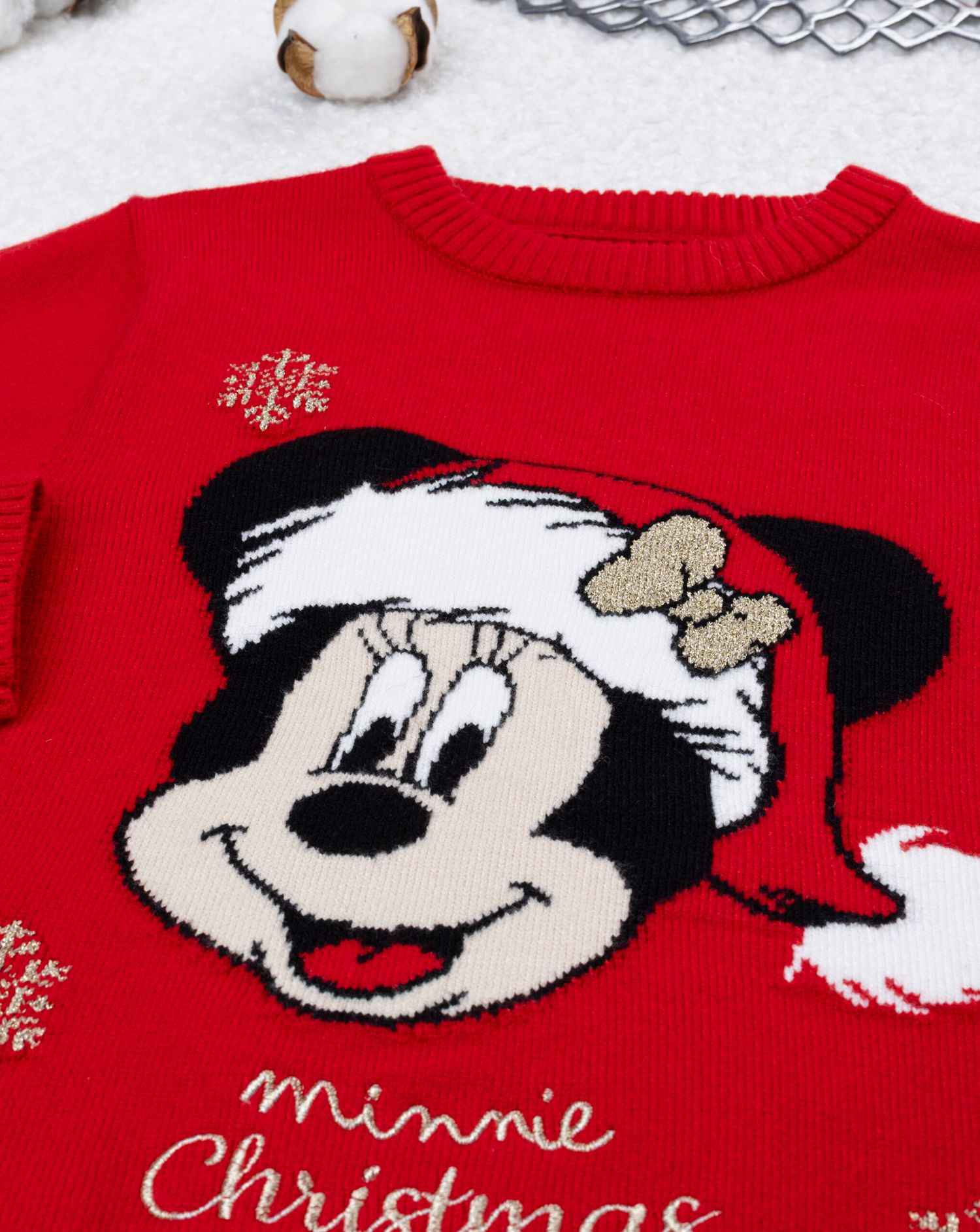 Maglione bimba natale minnie