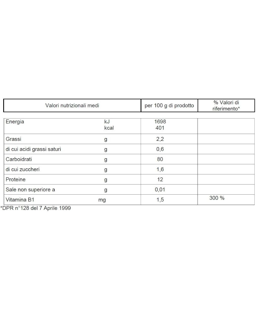 Crema multicereali 400g - mellin
