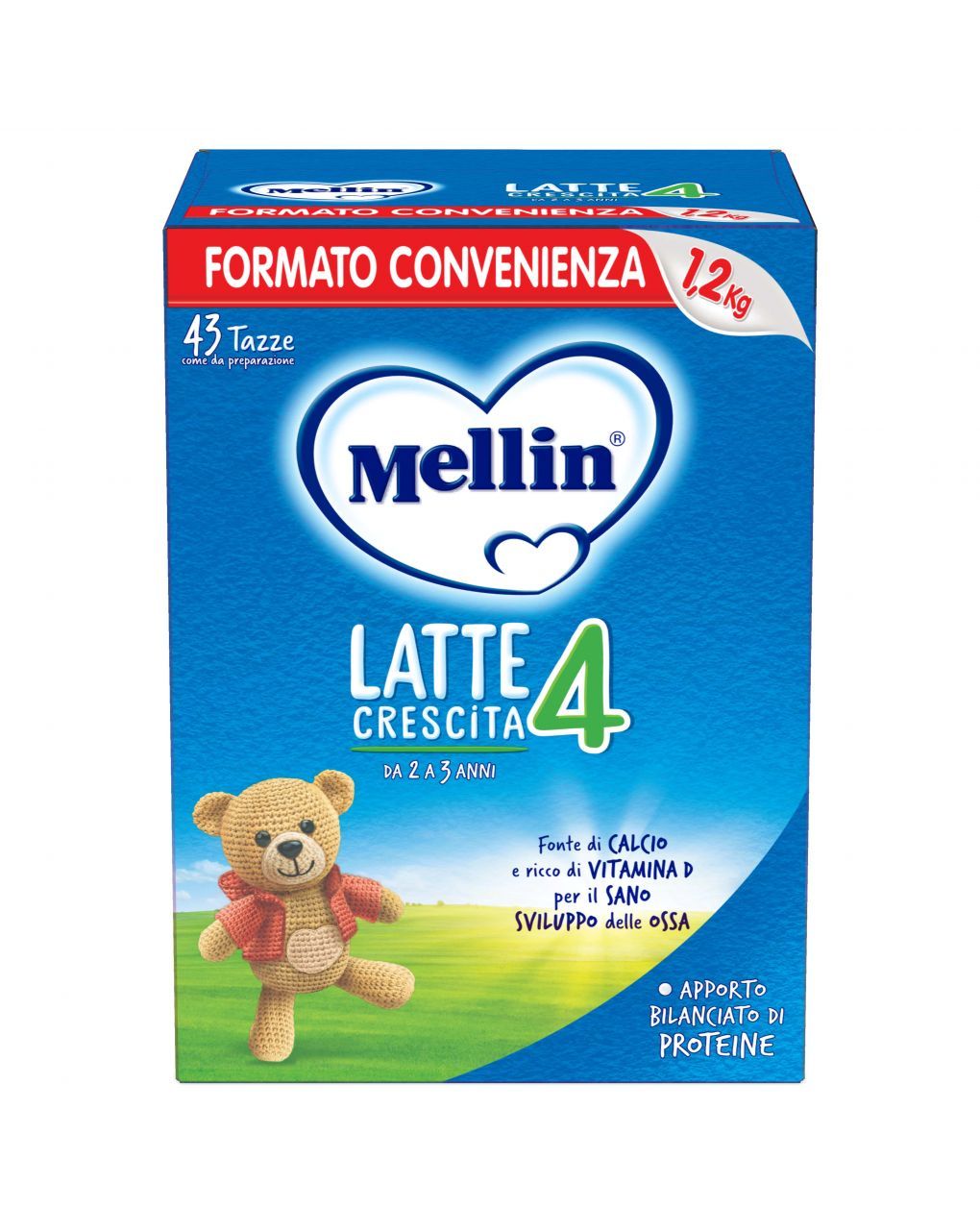 Latte mellin 4 polvere 1200g - mellin