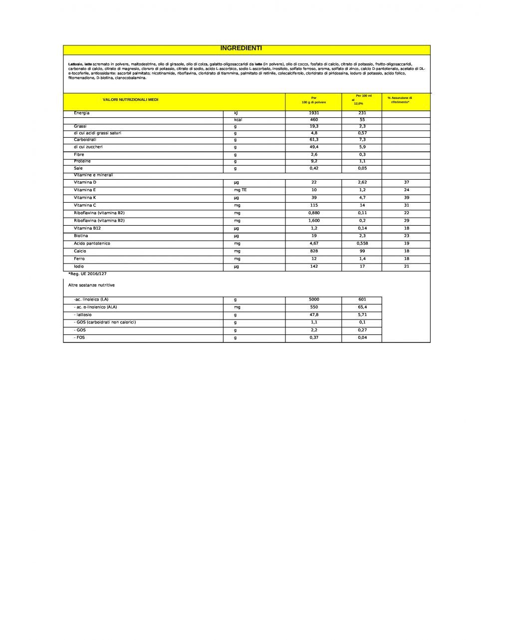 Latte mellin 4 polvere 1200g - mellin