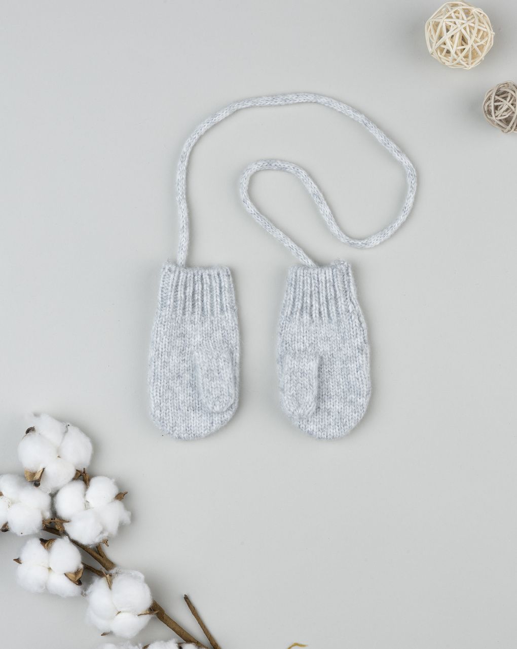 Muffole bimba grigie