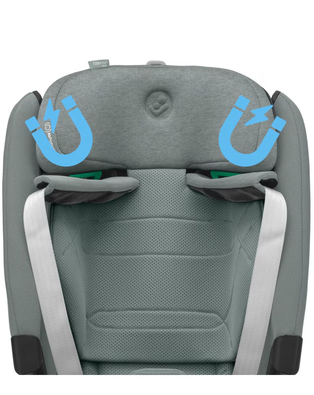 Seggiolino auto titan pro i-size authentic grey - maxi cosi