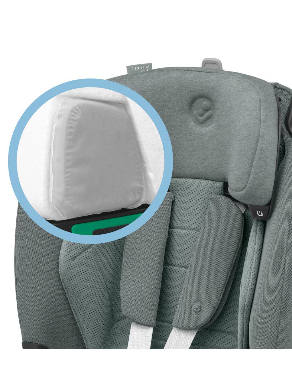 Seggiolino auto titan pro i-size authentic grey - maxi cosi