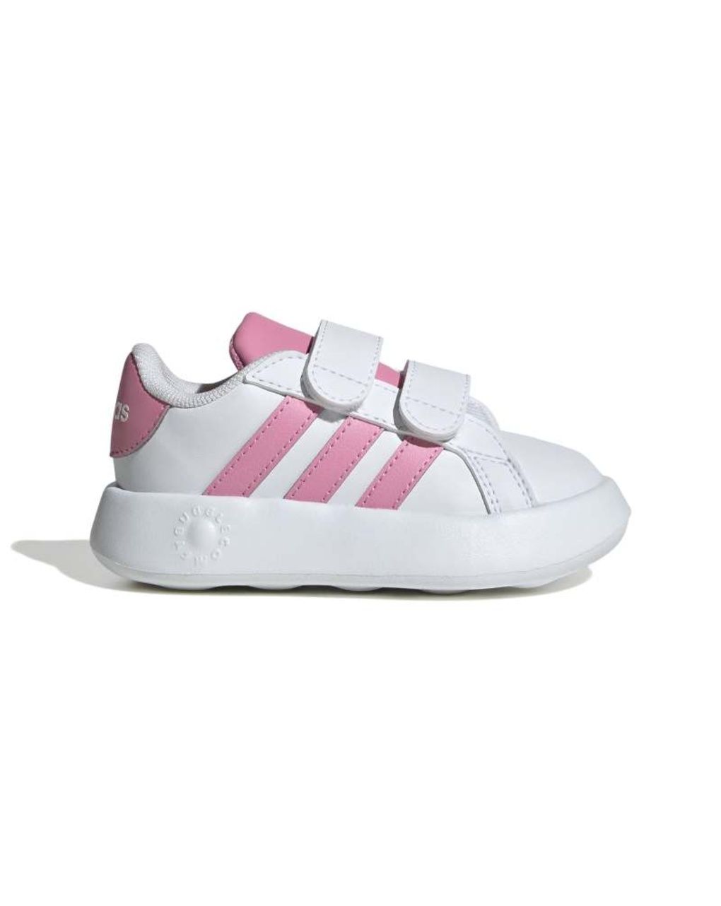 Adidas scarpe neonata grand court 2.0 bianco/rosa